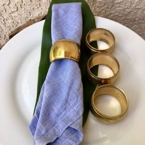 Brass Napkin Rings